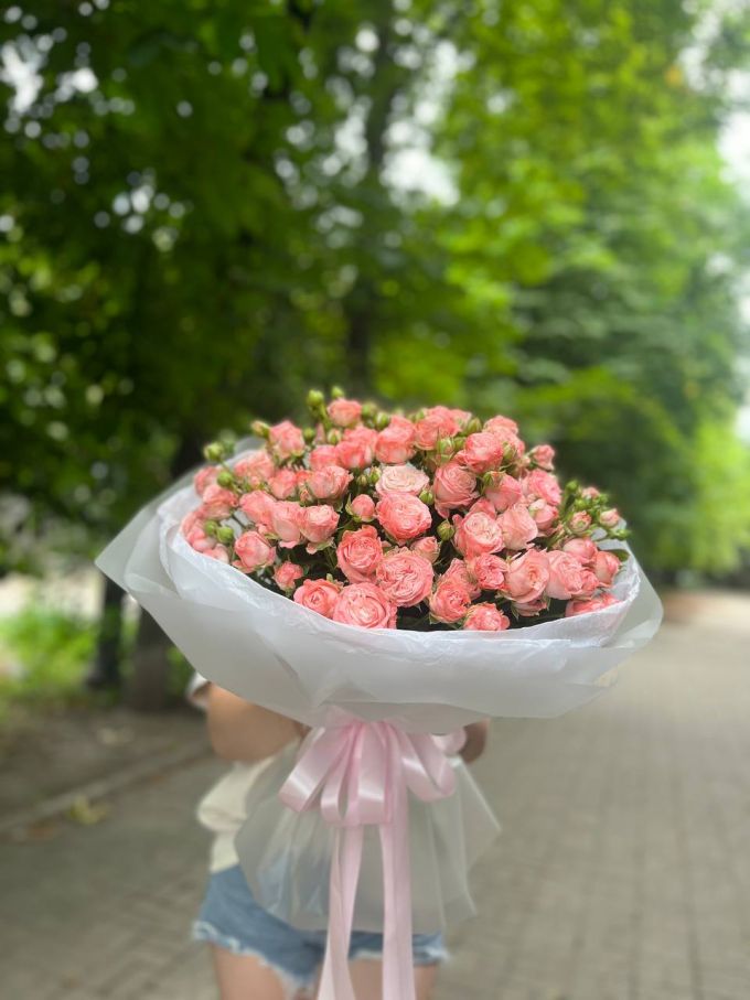 17 кущових троянд Мадам Бомбастик