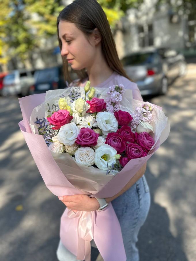 Букет «Вишневе суфле»